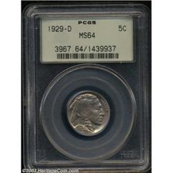 1929-D 5C MS64 PCGS.