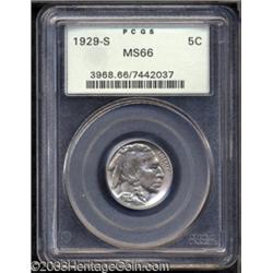1929-S 5C MS66 PCGS.