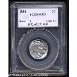 1934 5C MS65 PCGS.