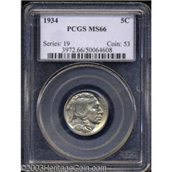 1934 5C MS66 PCGS.