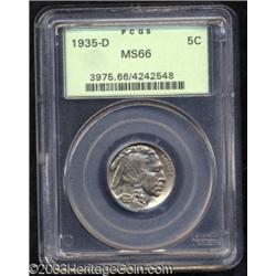 1935-D 5C MS66 PCGS.
