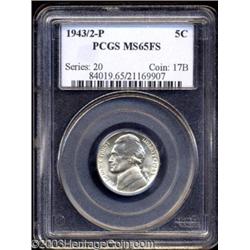 1943/2-P 5C MS65 Full Steps PCGS.