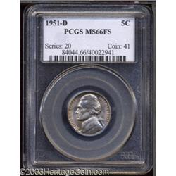 1951-D 5C MS66 Full Steps PCGS.