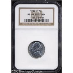 1994-P 5C MS69 NGC.