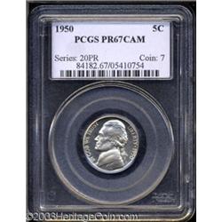 1950 5C PR67 Cameo PCGS.