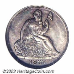 1837 H10C Small Date (Flat Top 1) MS65 NGC.