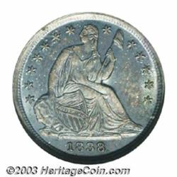 1838 H10C Large Stars MS67 NGC.