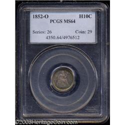 1852-O H10C MS64 PCGS.
