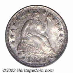 1854 H10C Arrows MS66 PCGS.