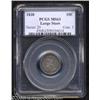 Image 1 : 1838 10C Large Stars MS63 PCGS.