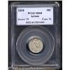 Image 1 : 1854 10C Arrows MS64 PCGS.