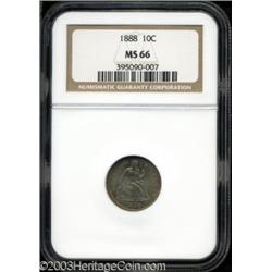 1888 10C MS66 NGC.