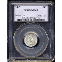 1889 10C MS65 PCGS.