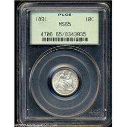 1891 10C MS65 PCGS.
