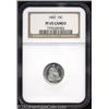 Image 1 : 1860 10C PR65 Cameo NGC.