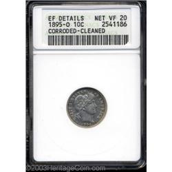 1895-O 10C --Corroded, Cleaned--ANACS. XF Details, Net VF20.