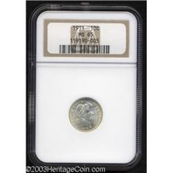 1911 10C MS65 NGC.