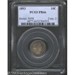 1893 10C PR66 PCGS.