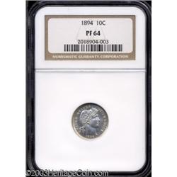 1894 10C PR64 NGC.