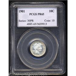 1901 10C PR65 PCGS.