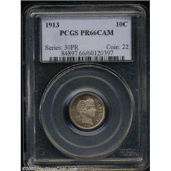 1913 10C PR66 Cameo PCGS.