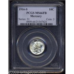 1916-S 10C MS66 Full Bands PCGS.