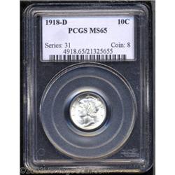 1918-D 10C MS65 PCGS.