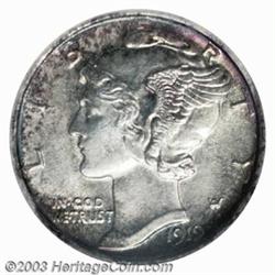 1919-D 10C MS65 Full Bands NGC.