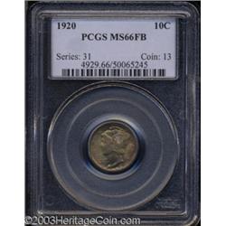 1920 10C MS66 Full Bands PCGS.