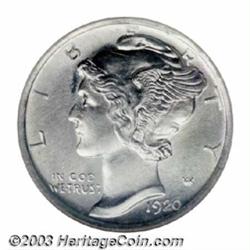 1920-S 10C MS65 Full Bands NGC.