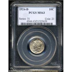 1924-D 10C MS63 PCGS.