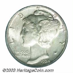 1924-S 10C MS64 Full Bands PCGS.