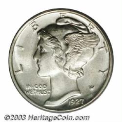 1927-D 10C MS65 Full Bands PCGS.