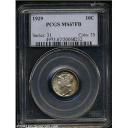 1929 10C MS67 Full Bands PCGS.