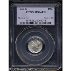 1929-D 10C MS66 Full Bands PCGS.