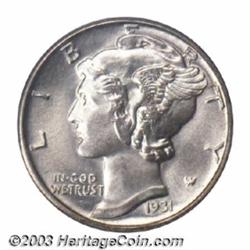 1931-D 10C MS67 Full Bands PCGS.