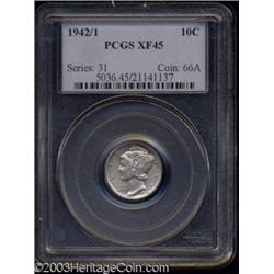 1942/1 10C XF45 PCGS.