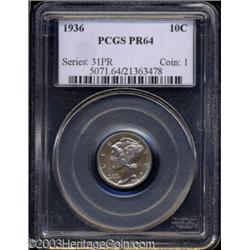 1936 10C PR64 PCGS.