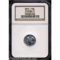 1942 10C PR66 NGC.