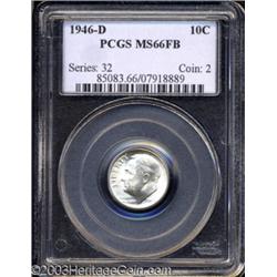 1946-D 10C MS66 Full Bands PCGS.