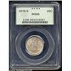 Image 3 : 1875-S 20C MS65 PCGS.