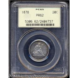 1878 20C PR62 PCGS.