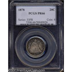 1878 20C PR66 PCGS.