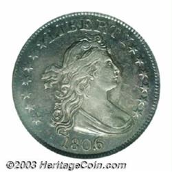 1806/5 25C AU55 NGC.