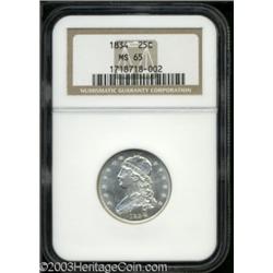 1834 25C MS65 NGC.