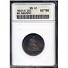 Image 1 : 1840-O 25C No Drapery MS61 ANACS.