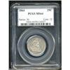 Image 1 : 1844 25C MS64 PCGS.
