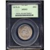 Image 1 : 1875-S 25C MS63 PCGS.