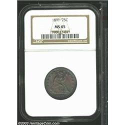 1891 25C MS65 NGC.
