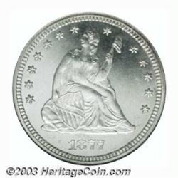 1877 25C PR66 Cameo NGC.